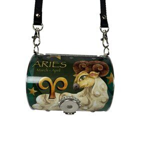 Little Earth Littlearth Metal Zodiac Signs ARIES Ram Purse Bag March April Artsy
